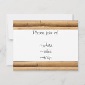 Invitation Arrière - plan Cabine du journal des faux (Dos)