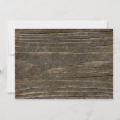 Invitation Arrière - plan De Bois Serez-Vous Mon Groomsman ? (Dos)