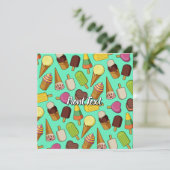 Invitation Arrière - plan de glace (Debout devant)