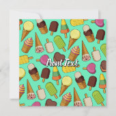 Invitation Arrière - plan de glace (Devant)