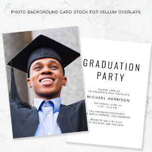 Invitation Arrière - plan De Photo De Graduation Pour Superpo