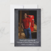 Invitation Arrière - plan de tableau de bord photo - 3x5 Grad (Dos)