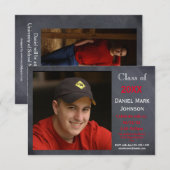 Invitation Arrière - plan de tableau de bord photo - 3x5 Grad (Devant / Derrière)