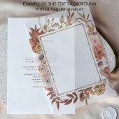 Invitation Arrière - plan de texte Brown simple pour superpos