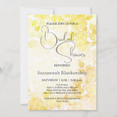 Invitation Arrière-plan floral pastel subtil pour la douche d (Devant)