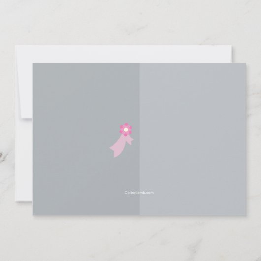 Invitation Arrière - plan Gown et Tuxedo Grey (Dos)