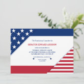 Invitation Arrière - plan patriotique (Debout devant)