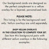 Invitation Arrière - plan pour Mariage Vellum Tinted Pink Flo