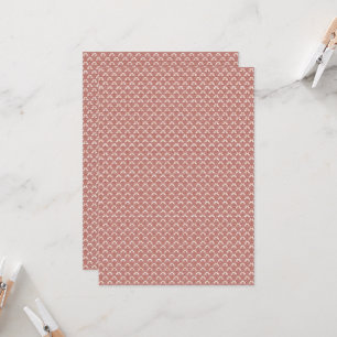 Invitation arrière - plan rose et blanc avec motif