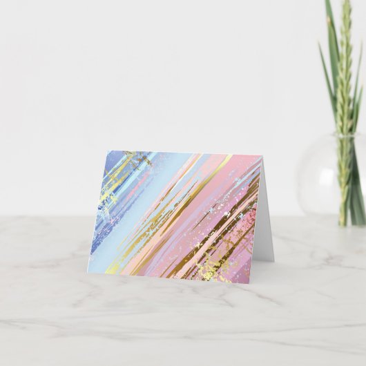 Invitation Arrière - plan rose texturé (Devant)