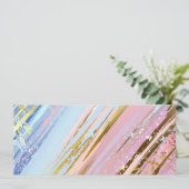 Invitation Arrière - plan rose texturé (Debout devant)