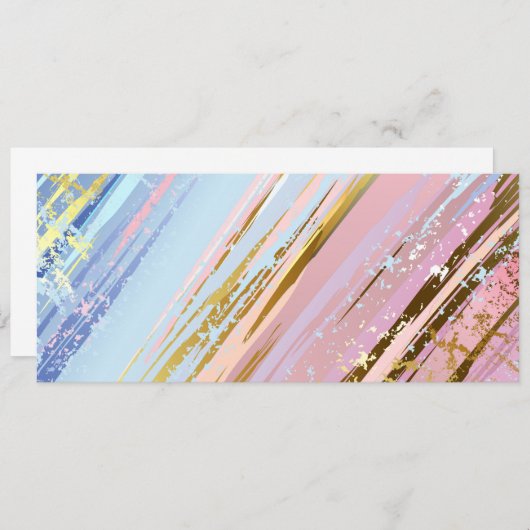 Invitation Arrière - plan rose texturé (Devant / Derrière)