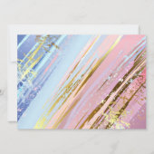 Invitation Arrière - plan rose texturé (Devant)