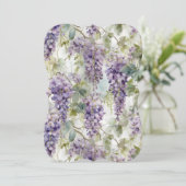 Invitation Arrière - plan Wisteria (Debout devant)