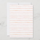 Invitation Arrivée bientôt mignon ours en peluche rose minusc (Dos)