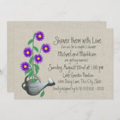 Invitation Arrosage Can Couples Douche (Devant / Derrière)