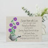 Invitation Arrosage Can Couples Douche (Debout devant)