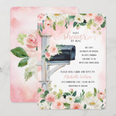 Invitation Arrosoir à fleurs livré par la poste | Distanciati (Devant / Derrière)