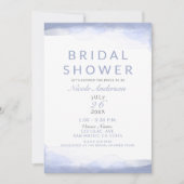 Invitation Arrosoir de mariage moderne aquarelle violet (Devant)