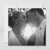 Invitation Art Abstrait tropical vague peu profonde mariage p (Dos)