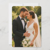 Invitation Art Botanique de luxe Floral Paisley Mariage photo (Dos)