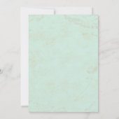 Invitation Art de hibou de lapin de Fox de cerfs communs (Dos)