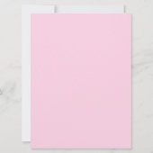 Invitation Art de jour féminin (Dos)
