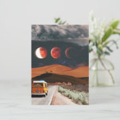 Invitation Art de voyage Long voyage (Debout devant)