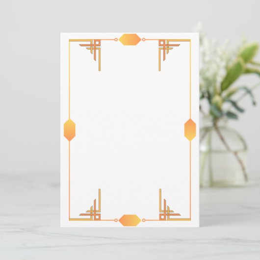 Invitation Art Déco (Debout devant)