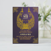 Invitation Art Déco 50e anniversaire de Peacock 19 (Debout devant)