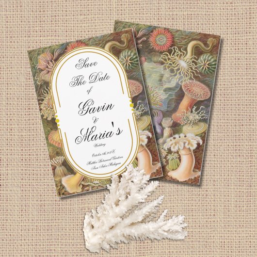 Invitation Art Deco Art Nouveau Striped Gold Tone Modern 