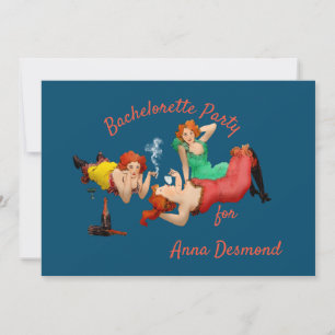 Invitation Art Déco Dames Bachelorette