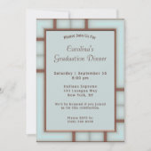 Invitation Art Deco Dinner Graduation (Devant)