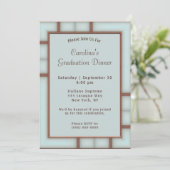 Invitation Art Deco Dinner Graduation (Debout devant)