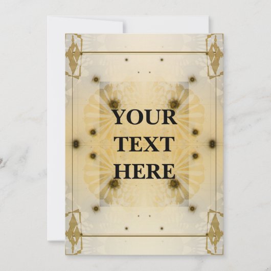 Invitation Art Déco futuriste (Devant)