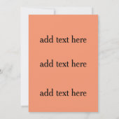 Invitation Art Déco Halloween Party Black Cat Citrouille (Dos)