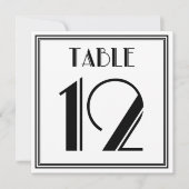 Invitation Art Déco Tableau n° 12 (Devant)