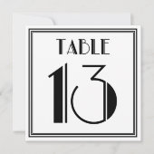 Invitation Art Déco Tableau n° 13 (Devant)