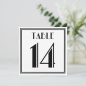 Invitation Art Déco Tableau n° 14 (Debout devant)