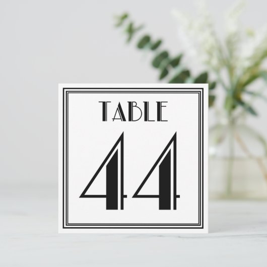 Invitation Art Déco Tableau n° 44 (Debout devant)