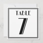 Invitation Art déco Tableau n° 7 (Devant)