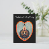 Invitation Art déco Valentine (Debout devant)