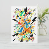 Invitation Art du tonnerre moderne (Debout devant)