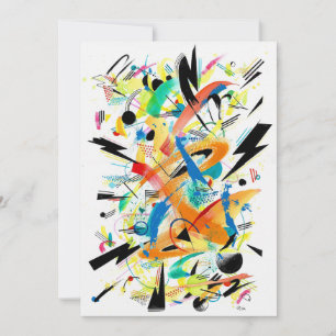 Invitation Art du tonnerre moderne