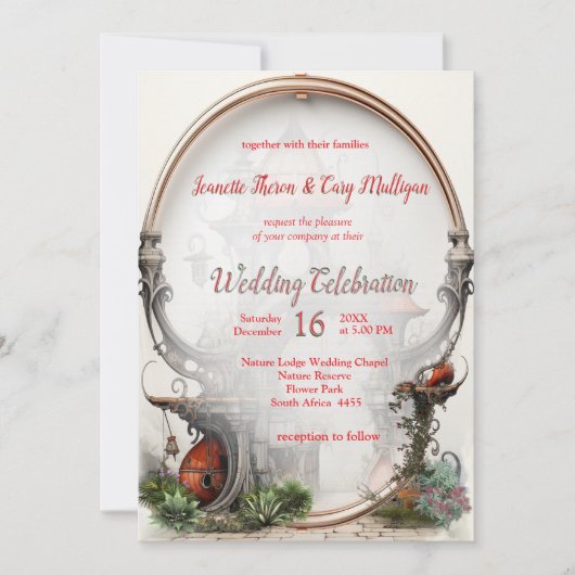 Invitation Art Fantastique Vintage (Devant)