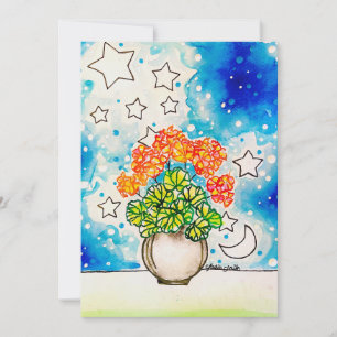 Invitation Art floral
