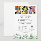 Invitation Art gallery opening (Devant / Derrière)