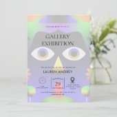 Invitation Art gallery opening (Debout devant)