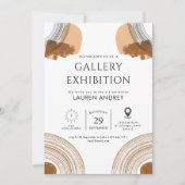 Invitation Art gallery opening (Devant)