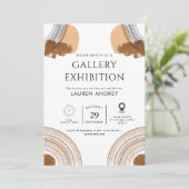 Invitation Art gallery opening (Debout devant)